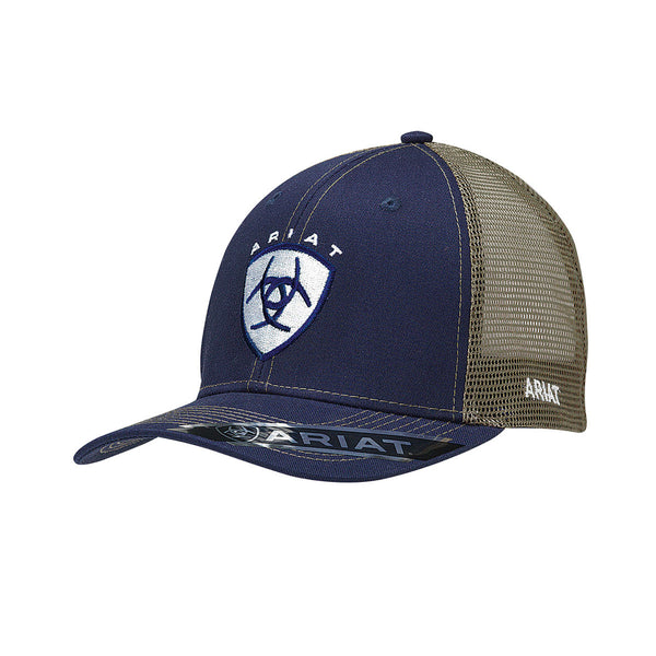 Ariat Navy with White Logo Baseball Cap